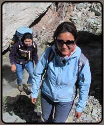 Guides crossing water