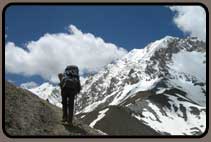 Mountain trekking
