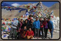 Staff group at pass