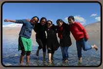 Staff paddling
